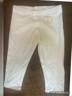 wonder nation White Girls' Cotton Stretch Leggings